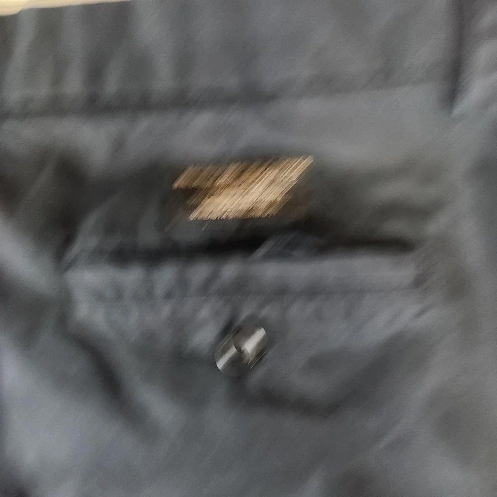 Banana Republic Mens 35R Smithfield Black Pleated Cotton Dress Pants‎